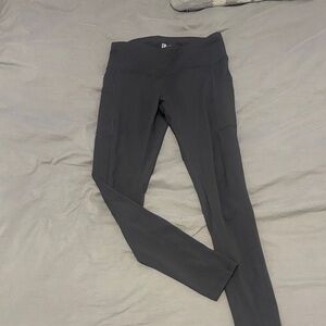 Grey Yoga Leggings with Pockets